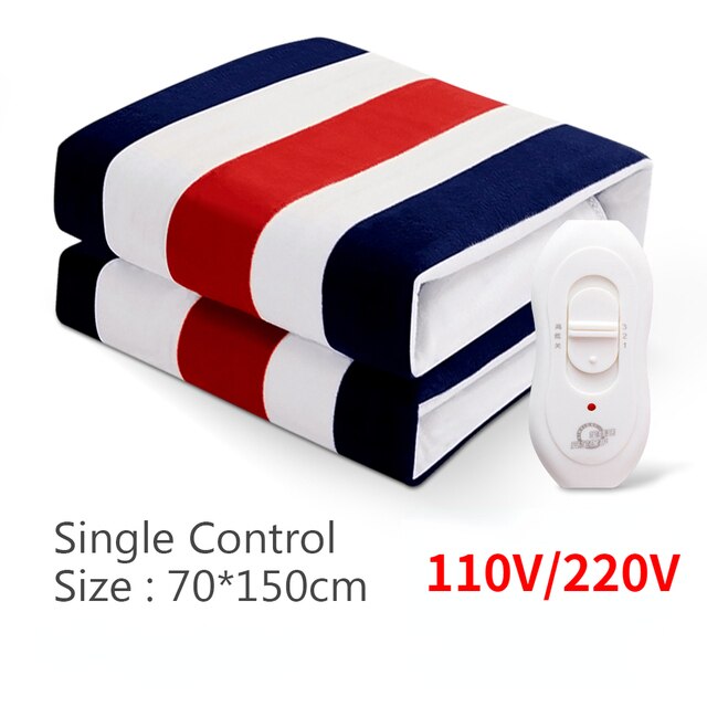 Electric Blanket 220v Double Heated Blanket 120×150 mm Thermostat Electric Mattress Soft Heating Bed Heater Winter Carpet