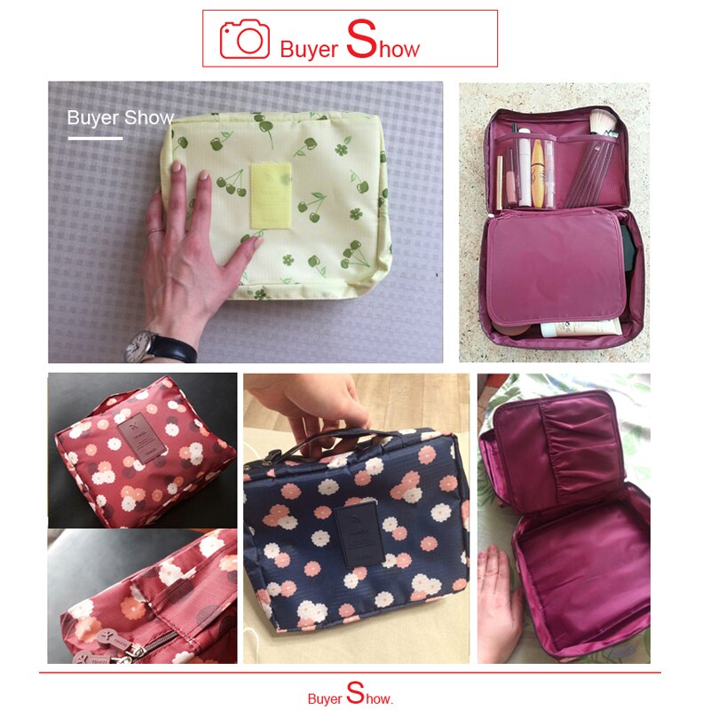 Women&#39;s Travel Organization Beauty Cosmetic Make up Storage Cute Lady Wash Bags Handbag Pouch Accessories Supplies item Products