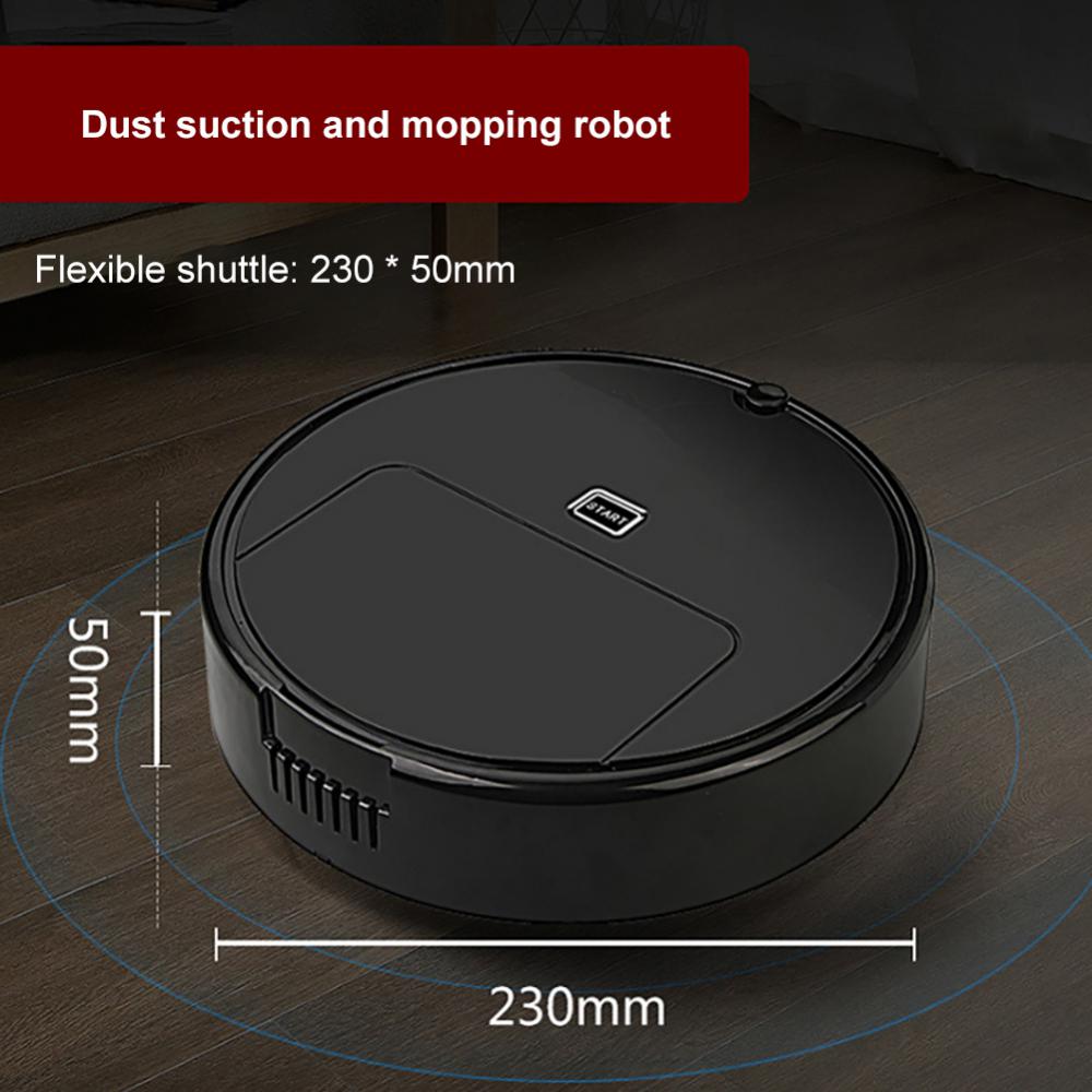 Automatic Robot Vacuum Cleaner Smart Wireless Sweeping Wet And Dry Ultra-thin Cleaning Machine Mopping Household Appliance