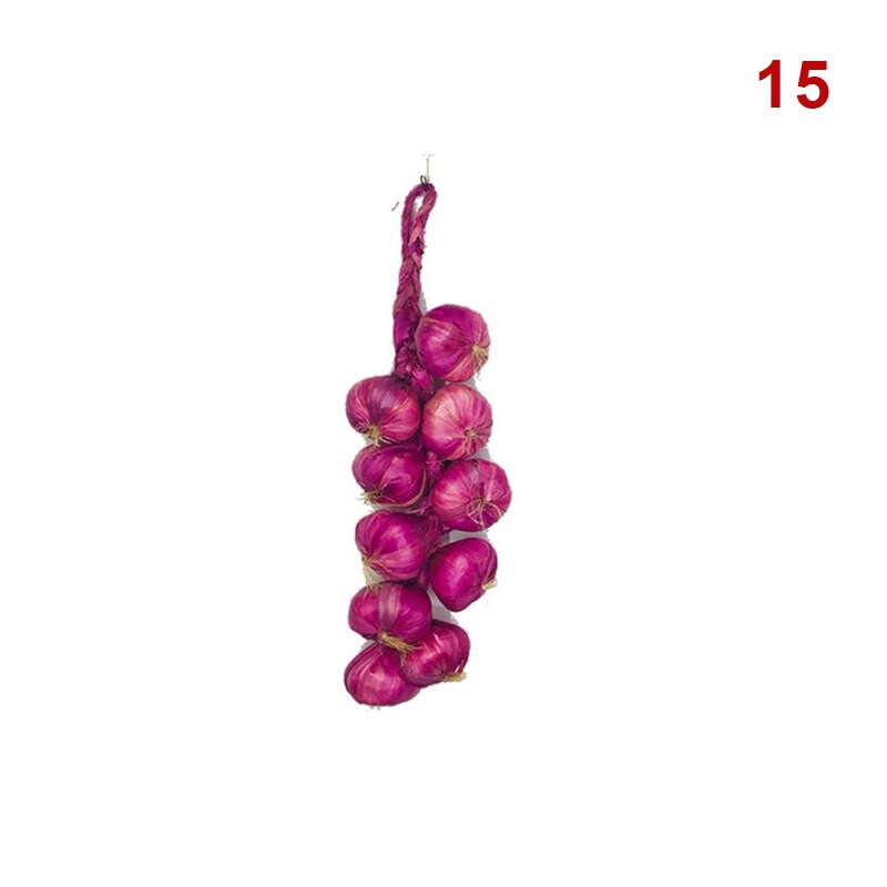 Artificial Simulation Food Vegetables Fake Chili Pepper Fruits Grapes Model Photography Props Room Home Kitchen Wall Decoration