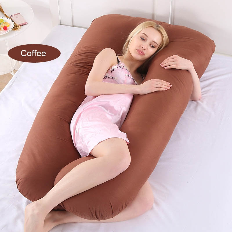 U Shape Pregnancy Pillow Full Body Maternity Pillows for Side Sleeper Pregnancy Women Sleeping Support Bedding Pregnancy Pillow