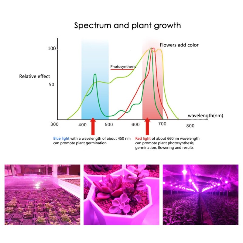 LED Grow Light Full Spectrum E27 UV IR LED Growing Bulb for Indoor Hydroponics Plant Light AC85-265V 110V 220V Led Grow Lamp