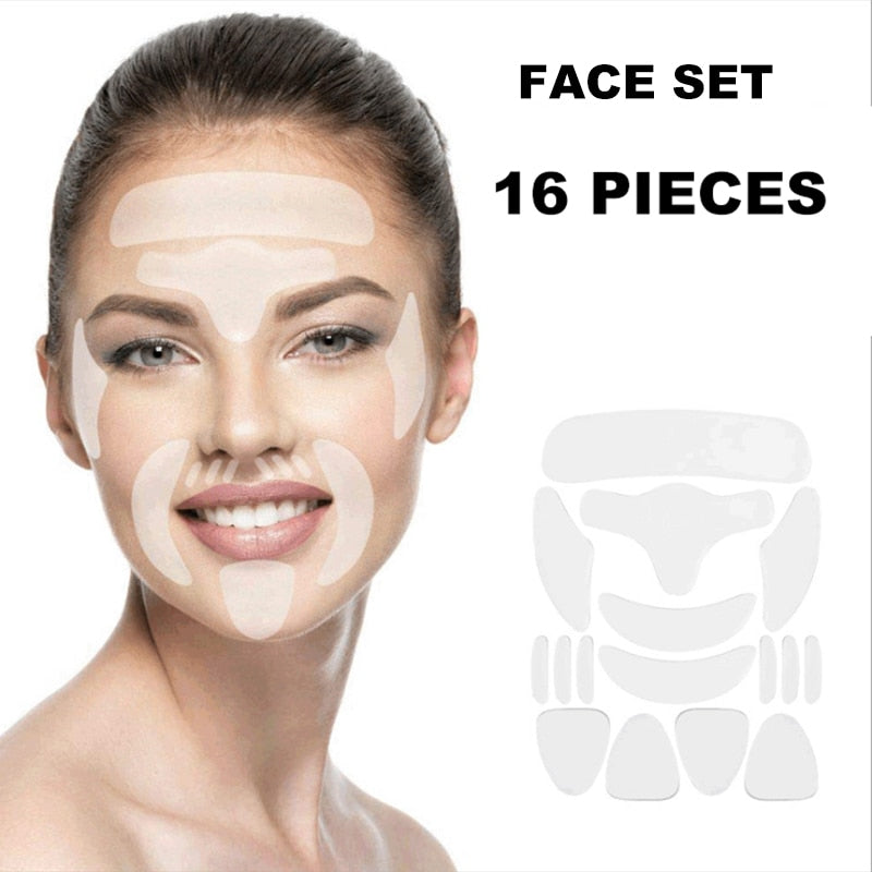 Fashion Silicone Anti-Wrinkle Pad Face Forehead Neck Hand Care Skin Lifting Tool Sticker Pad Anti-Wrinkle Aging Patch Reusable