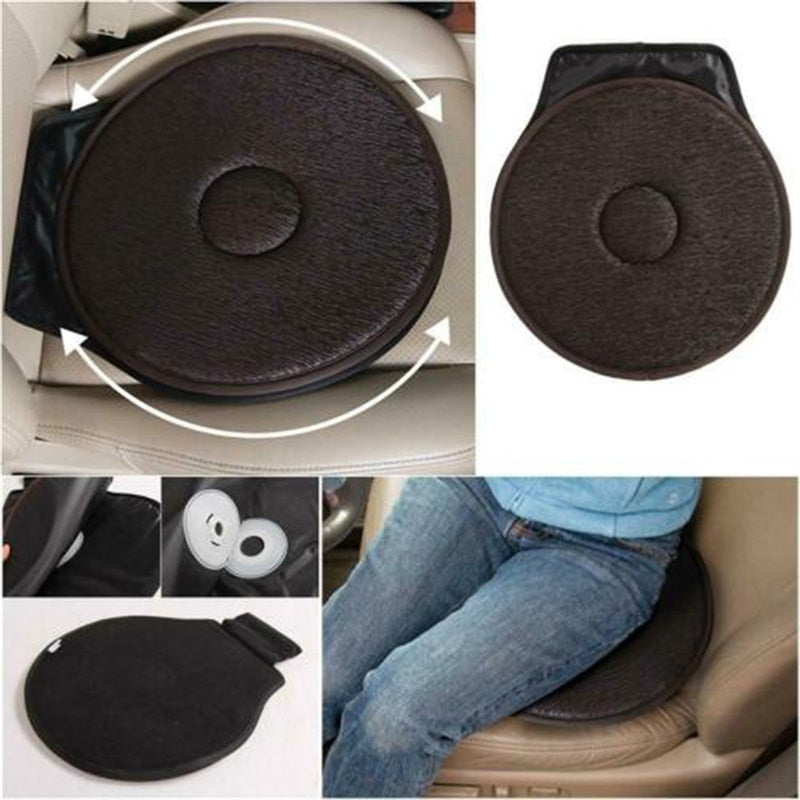 CAR 360 Degree Rotation Cushion Car Swivel Seat Chair Pain Relieving Seat Pad Mobility Aid Moving Part for Old Man Pregnant Kids