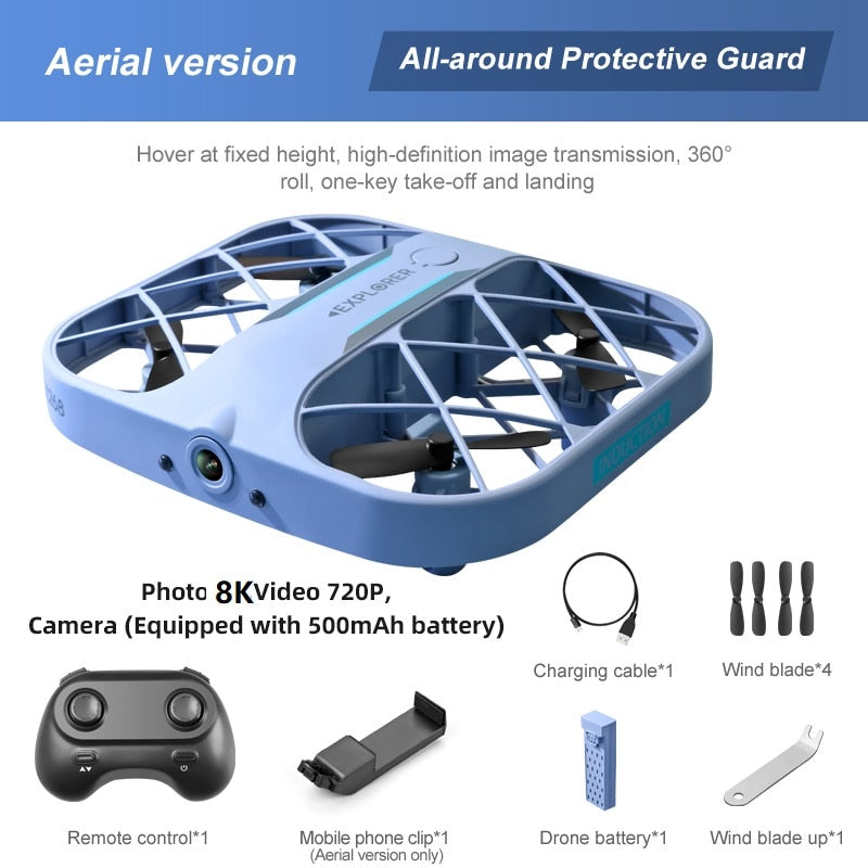 JJRC H107 Mini Drone Dron 8K 4K Quadcopter with Camera Real-Time Transmission Mini Pocket UFO Small Remote Control Plane Toy Boy