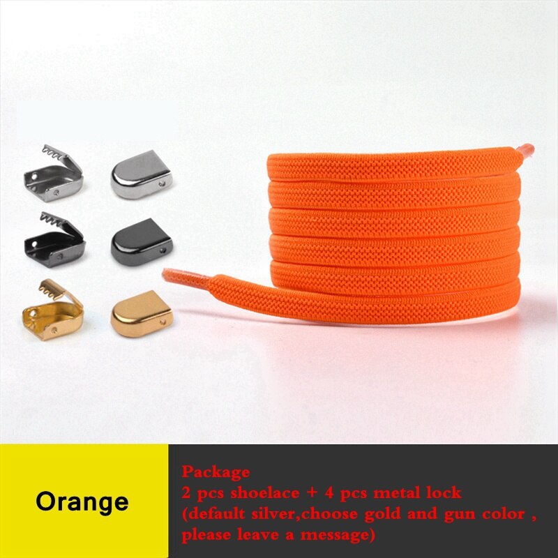 No Tie Flat Hiking Running Shoe Lace Elastic Shoelaces Outdoor Leisure Sneakers Quick Safety Flat Shoelace Kids Adult Lazy Laces