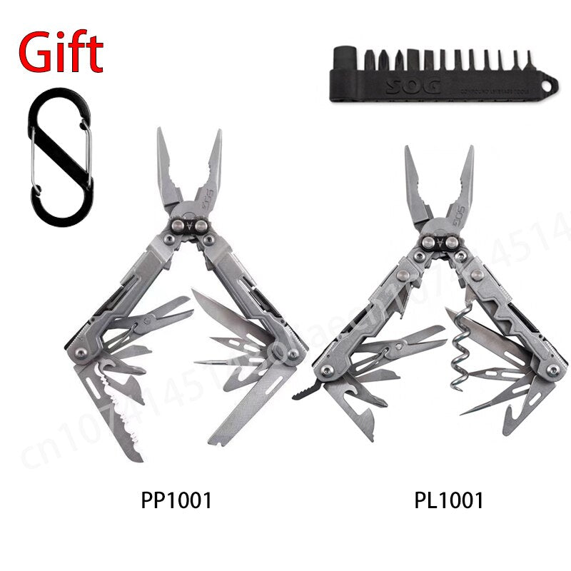 SOG PP1001/PL1001 Mini Multi Function Tool Pliers Folding Pliers Outdoor Camping EDC Equipment