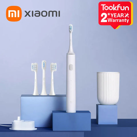 New XIAOMI MIJIA Electric Toothbrush T500 Smart Sonic Brush Ultrasonic Whitening Teeth Vibrator Wireless Oral Hygiene Cleaner