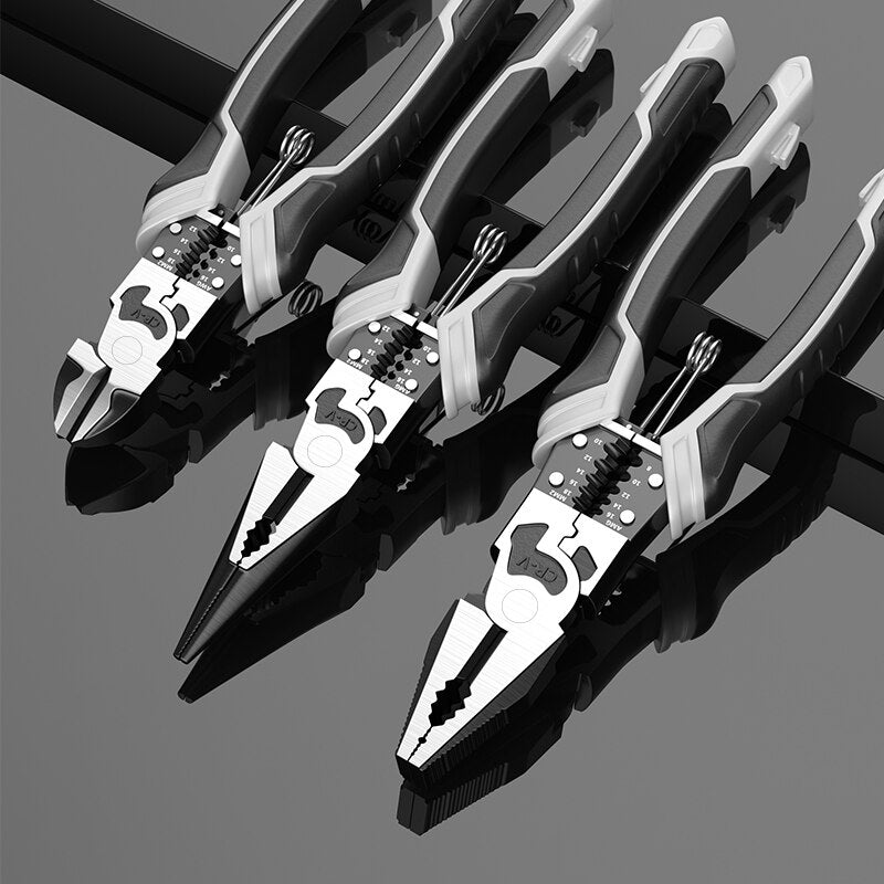 AIRAJ Multifunctional Universal Wire Cutters Pliers Professional Electrician Anti Slip Durable Repair Hardware Tools