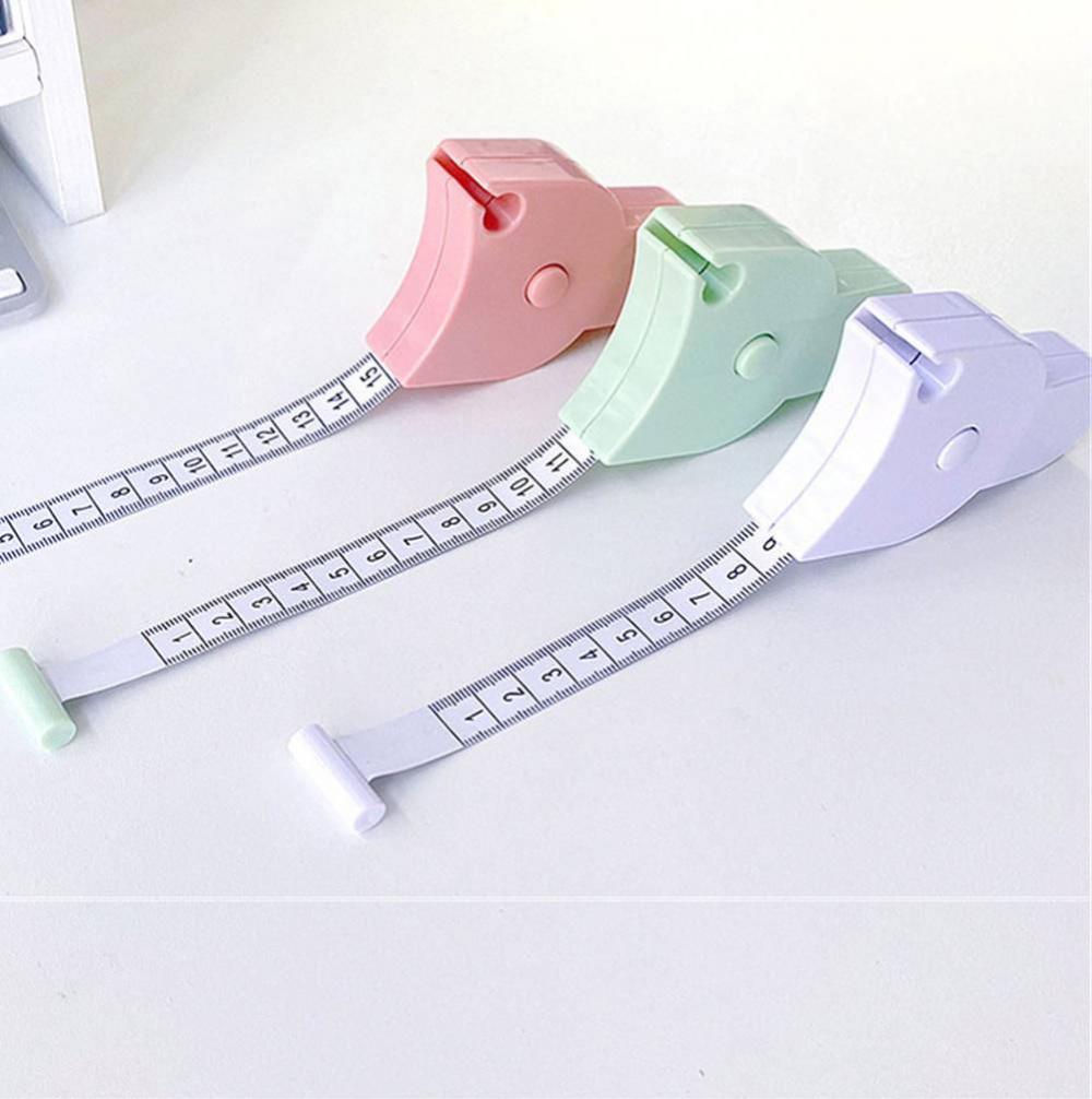 Body Soft Tape Automatic Telescopic Measure For Body Metric Centimeter Tape Film For Body Measurement Sewing Tailor Wholesale
