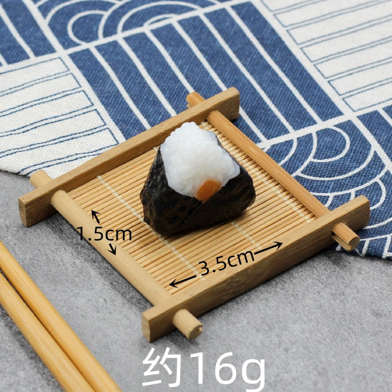 Japanese Food Fake Sushi Salmon Seaweed Rice Food Model Decoration Japanese Restaurant Kitchen Photography Props Home Decor