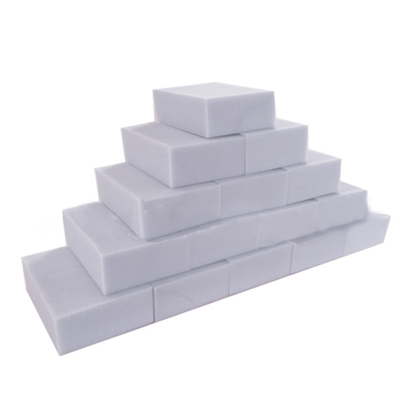 Meltset 50pcs/lot Gray Magic Sponge Eraser Cleaning Multi-functional Melamine Sponge 100*60*20mm Wholesale