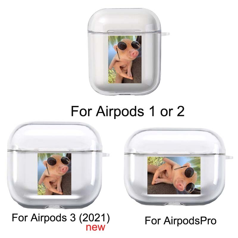 TPU Cover For Apple Airpods 2/1 3 Earphone Coque Soft TPU Cute Cat Protector Fundas Airpods Pro Air Pods 3 Covers Earpods Case