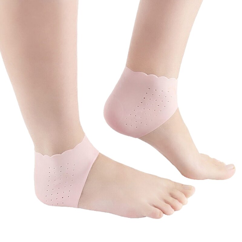 1Pair Feet Care Socks Spa Home Use New Silicone Moisturizing Gel Heel Socks Cracked Foot Skin Care Protectors Anti Cracking