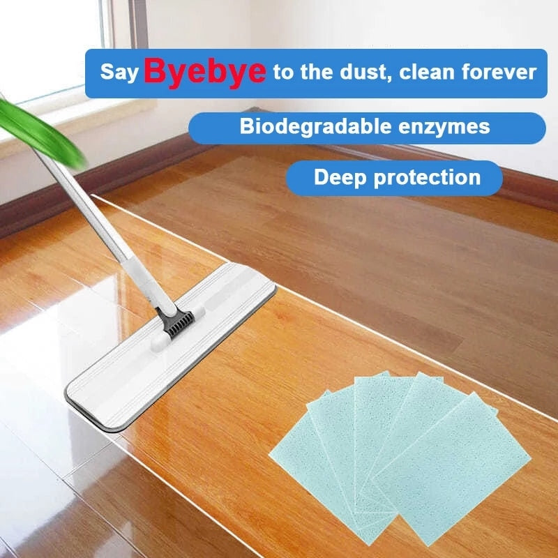 30pcs Floor Cleaner Cleaning Sheet Mopping The Floor Wiping Wooden Floor Tiles Toilet Porcelain Cleaning Household Hygiene