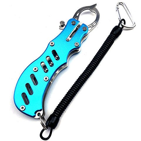 Fishing Gripper Portable aluminium alloy Fish Grip Lip Clamp Grabber Tool Fish Controller Fishing Plier Accessoryer