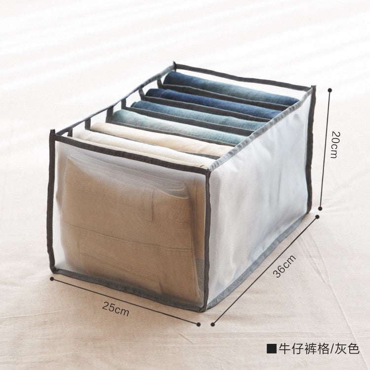 Foldable Drawer Compartment Storage for Socks, Underwear, Bras, Ties, and Baby Clothes with Sock Organizer Drawer Divider