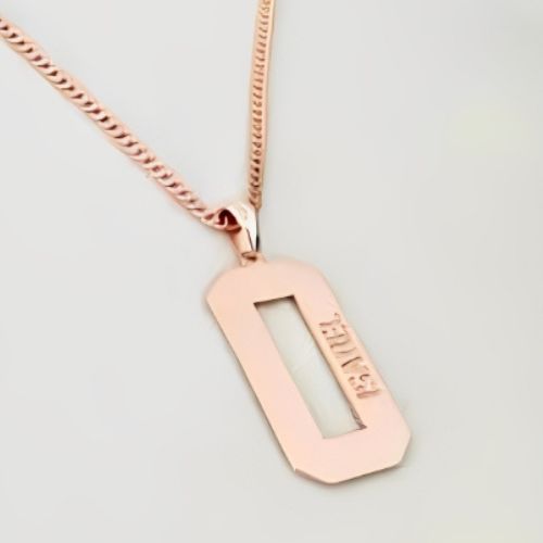 Silver-Men-Women-Gold-Rectangle-Shape-Customized-engraved-Name-Personalised