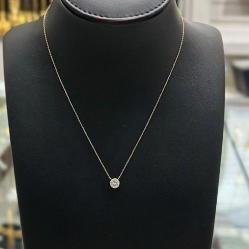 Silver Pendant with Zircon stone Necklace Pendant special gift Birthday, Anniversary, Valentines & ocassions.$140