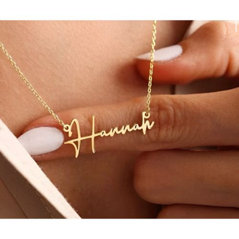 Simple Font Personalized beautiful Pendant Cusotmised Name for Specal People.