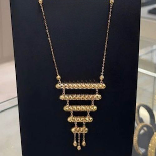 Special Arabic  Design Gold necklace jewelry for Birthday, wedding, negagement, Valentines..$2200