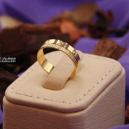Special Arabic Leaves Design Gold Ring  jewelry. Suitable for wedding, Egagement, Valentines and Special Ocassions