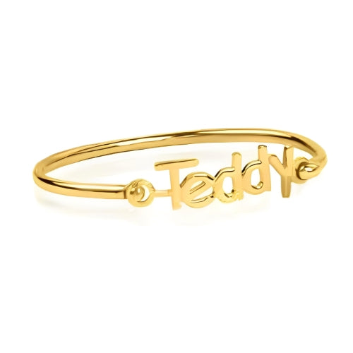 Special Font Customized Name Gold  Bracelet