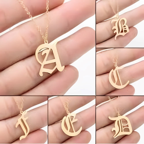 Special Font Personalized Pendant Gold Beautiful Various Font Special Gift.