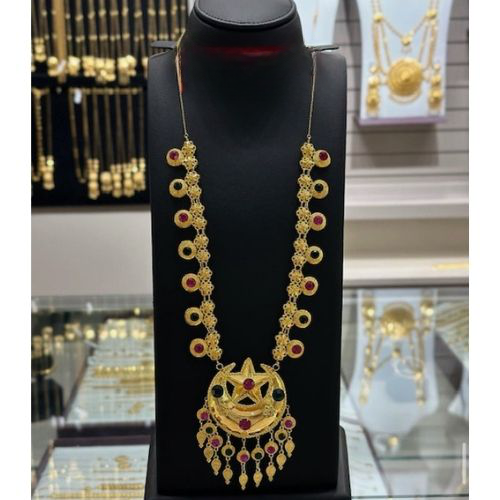 Special Traditional Arabic  Design Gold Big Size Necklace jewelry for Birthday, wedding, engagement, Valentines special occasions.$2600