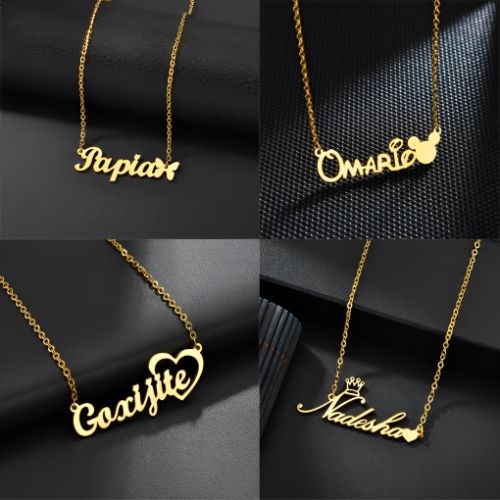 Various Customized design Necklaces Personalized name Jewelry.