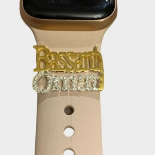 Watch Attachment Arabic EnglishFont Customized name, gold plated, Zircon Personalized Gft Birthday, Valentines Sisters & occassio (4)