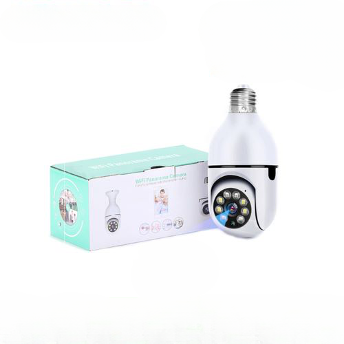 5G Wifi 5MP E27 Bulb Surveillance Camera Indoor 4X Digital Zoom AI Human Detect Full Color Night Vision Wireless Cam Smart Home