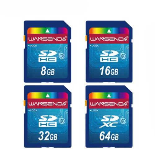 Hot sale Wansenda Full size SD card 64GB 32GB 16GB SDHC Card SD Card flash Memory Card 8GB 4GB universal for digital camera