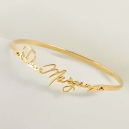 Special Customized Name and Quote Bracelet