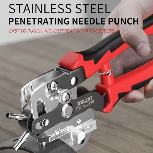 New Design Eyelet Puncher DIY Tool Watchband Strap Household Leathercraft Leather Belt Hole Punch Plier