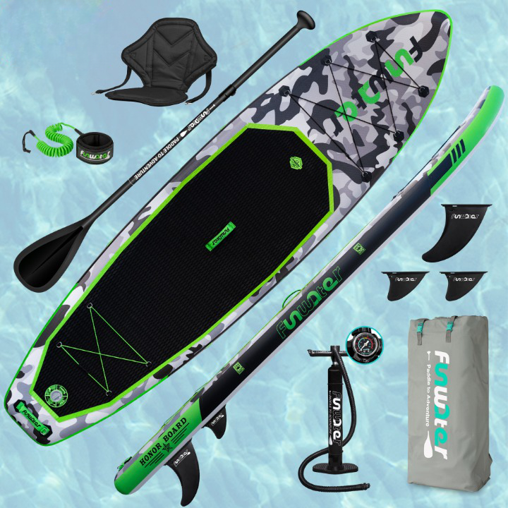 FUNWATER CE 11' sup stand up paddle board surfboard waterplay surfing inflatable sup surfboard.