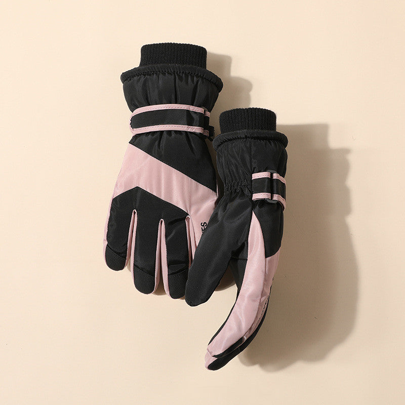 Windproof Outdoor Thickened Sports Warm Gloves For Men And Women