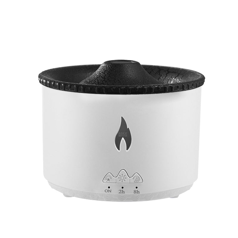 Portable Aroma Diffuser with Remote Control - Experience the Essence of Nature with our Flame and Blue Volcano Essential Oil Humidifier