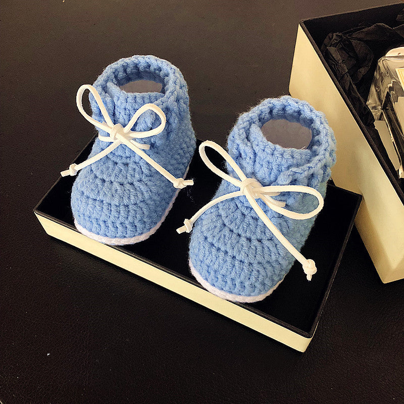 Hand-Woven Baby Infant Shoes.