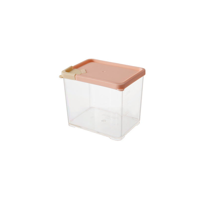 Plastic transparent storage box for kitchen storage