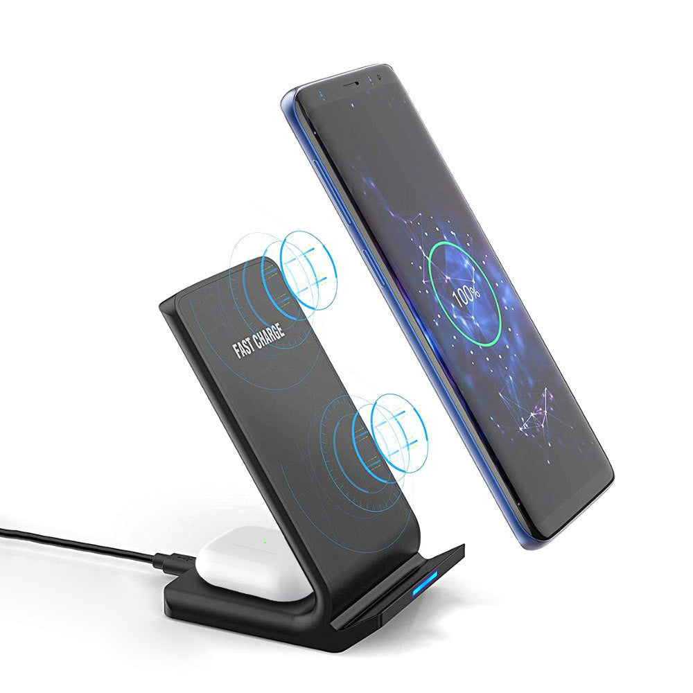 Wireless smart vertical mobile phone charger  fast charge suitable for mobile phones