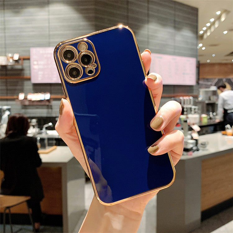 Luxury Solid Color Electroplating Mobile Phone Case All-inclusive Creativity