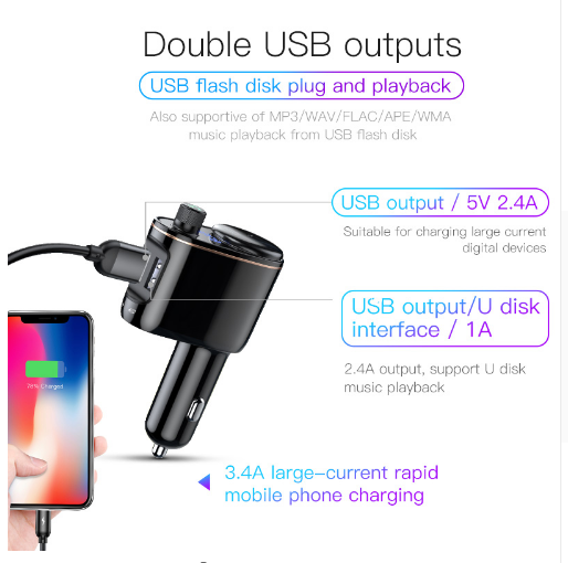 Compatible With   Bluetooth FM Transmitter & Car Charger