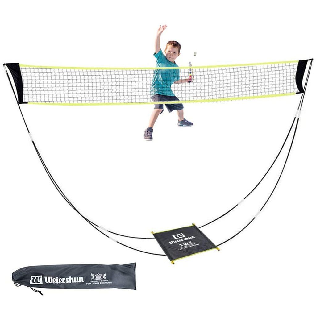 Portable Badminton Training Net Sports Net for Volleyball Badminton Court Beach