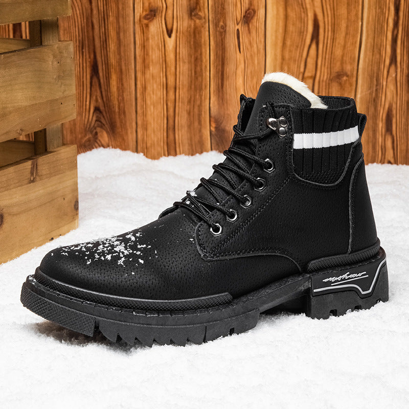 Casual high-top men's boots desert cotton boots