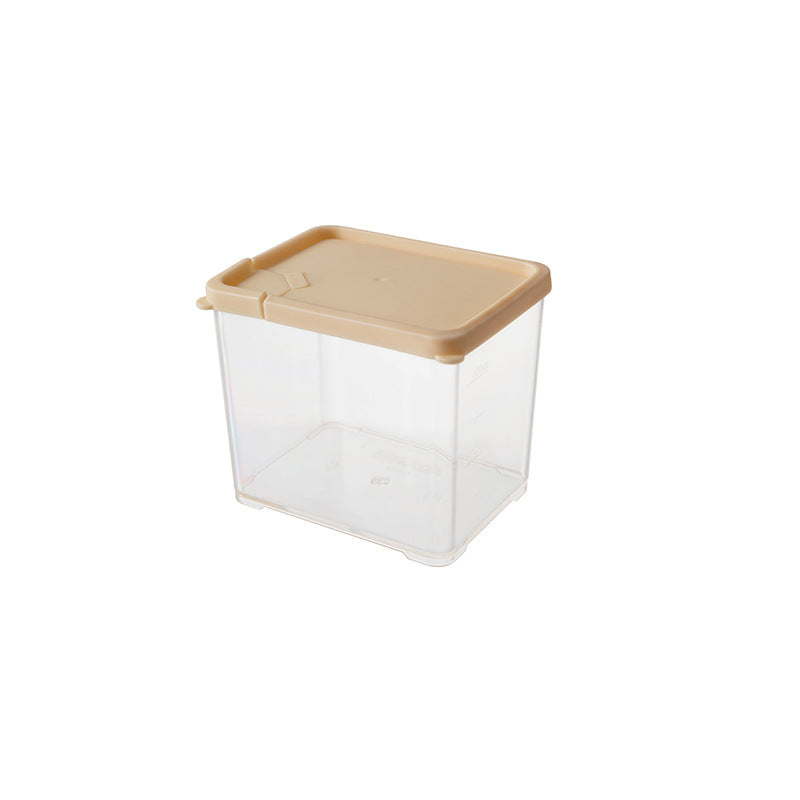 Plastic transparent storage box for kitchen storage