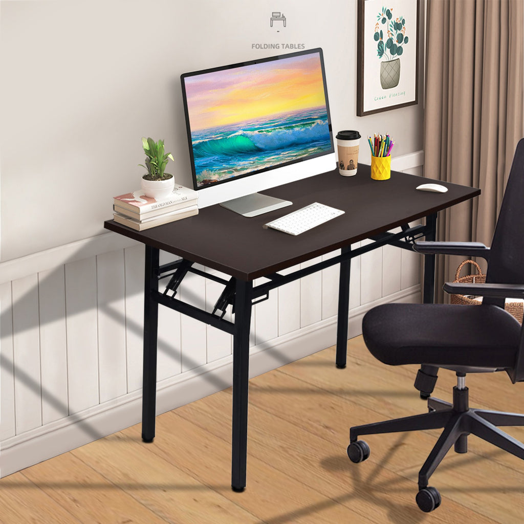 Folding Computer Desk Modern Writing Table For Home Office Study 47 Long