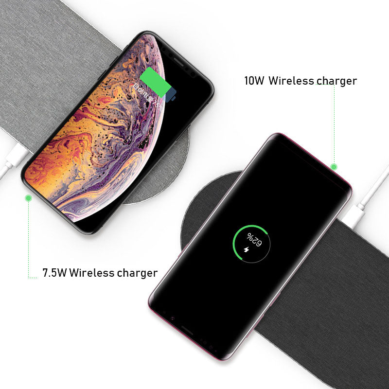 2-in-1 10W wireless charger