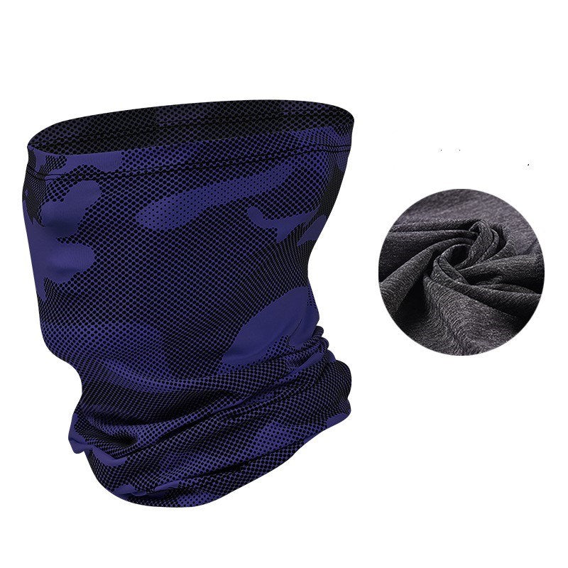 Silk Ice Tube Mask for Sun Protection: A Sports Scarf, Balaclava, and Headband for Men and Women