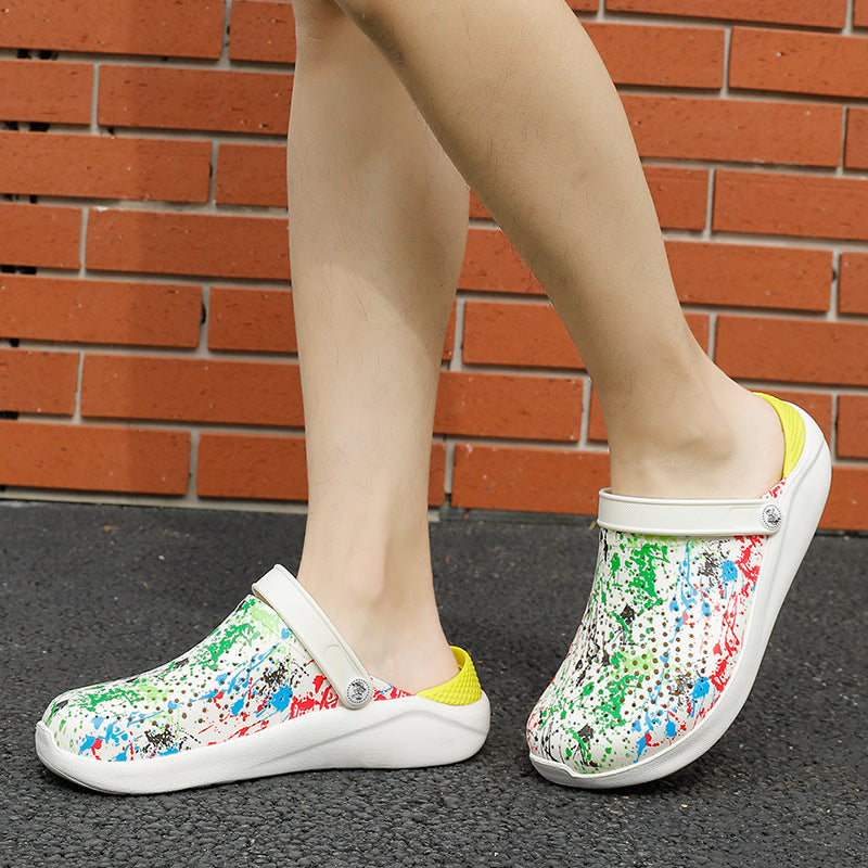 Comfortable slippers Crocs with nice trendy design. Light practical and durable